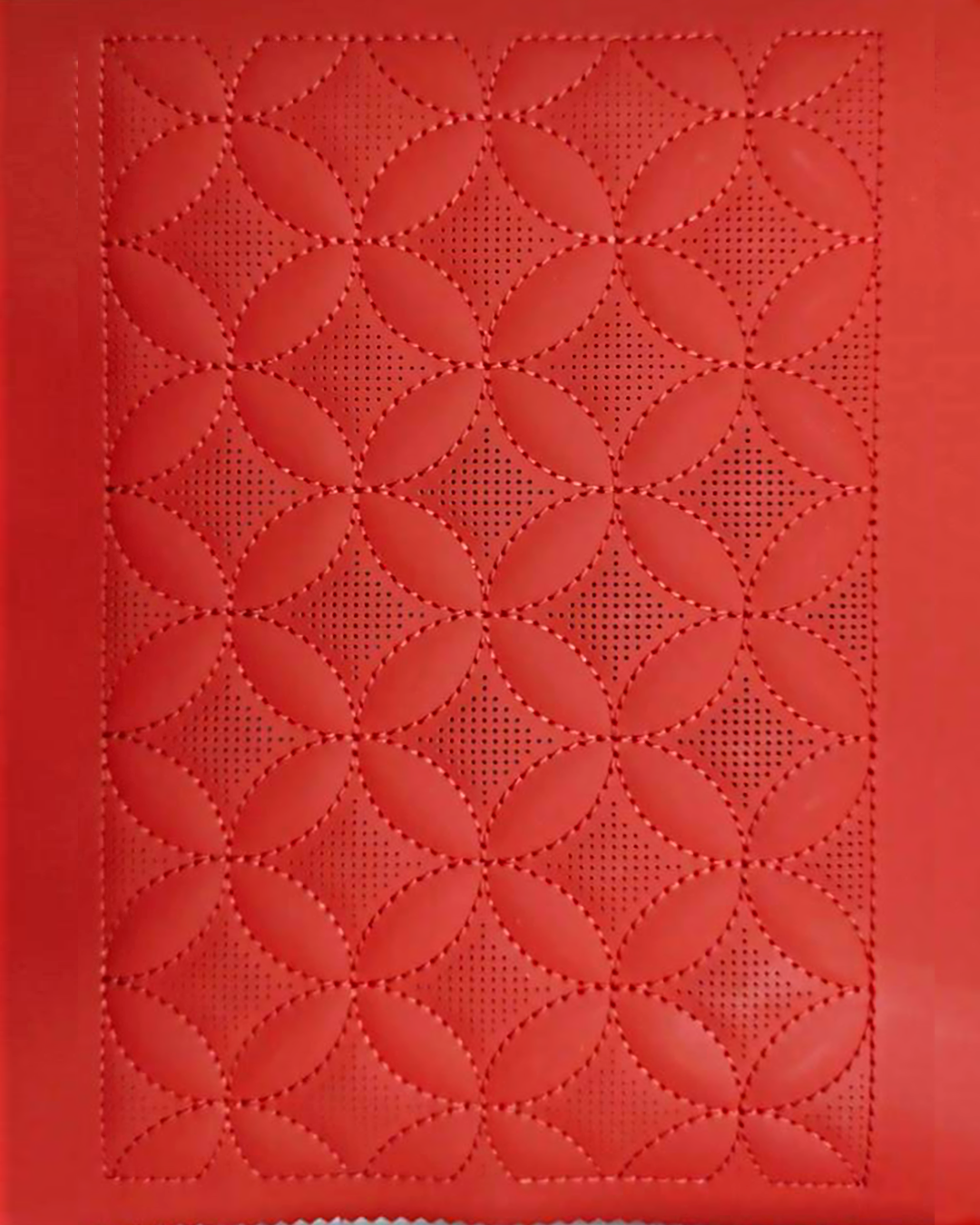 Acolchado — cuero rojo quilting